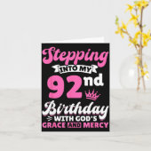 Stepng Into My 92nd Birthday With Gods Grace And M Karte (Gelbe Blume)