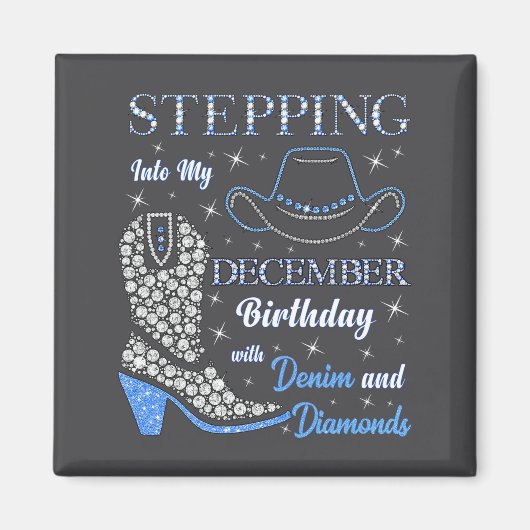 Stepng Into My December Birthday With Denim And Di Magnet (Vorne)