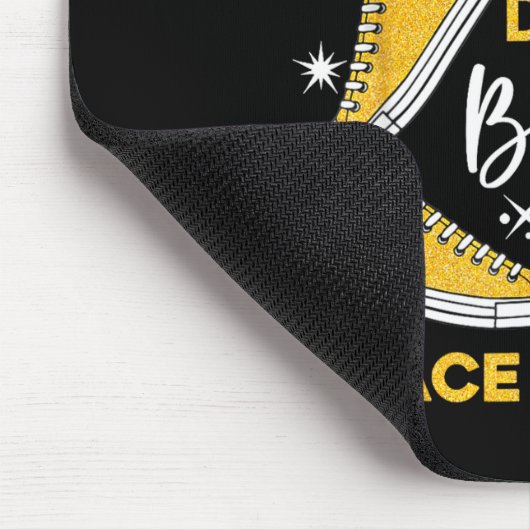 Stepng Into My December Birthday With God Grace Me Mousepad (Ecke)