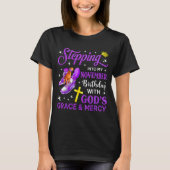 Stepng Into My November Birthday Queen Sneakers Gi T-Shirt (Vorderseite)