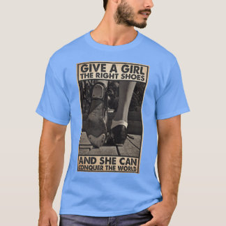 Stepp tanzen gibt Mädchen richtige Schuhe Familie T-Shirt