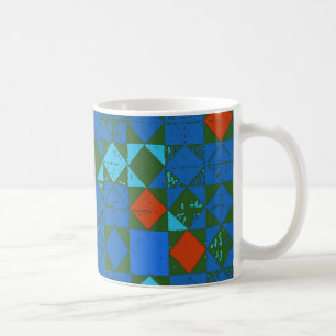 Steppdecke abstrakt (Nr. 0712) Kaffeetasse
