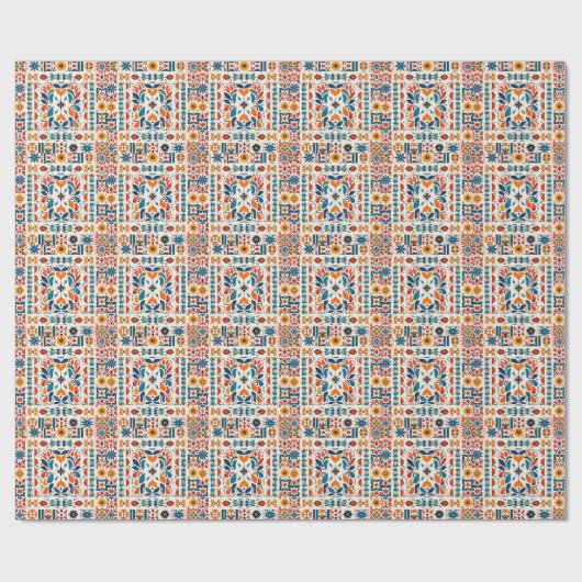 Steppdecke Geschenkpapier (Flach)