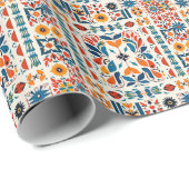 Steppdecke Geschenkpapier (Rolleneckpunkt)