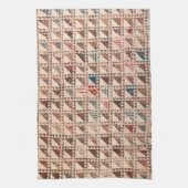 Steppdecke in neutralen Farben Geschirrtuch (Vertikal)