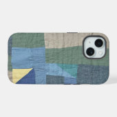 Steppdecke Modern Patchwork Quilt Hülle iPhone 15 Hülle (Rückseite (Horizontal))