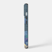 Steppdecke Modern Patchwork Quilt Hülle iPhone 15 Hülle (Linke Seite)