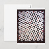 Steppdecke Postkarte (Vorne/Hinten)
