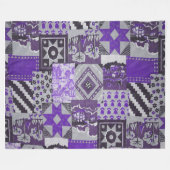 STEPPDECKE (simuliert) Fleece-Decken Fleecedecke (Vorderseite (Horizontal))