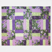 STEPPDECKE (simuliert) Fleece-Decken Fleecedecke (Vorderseite (Horizontal))