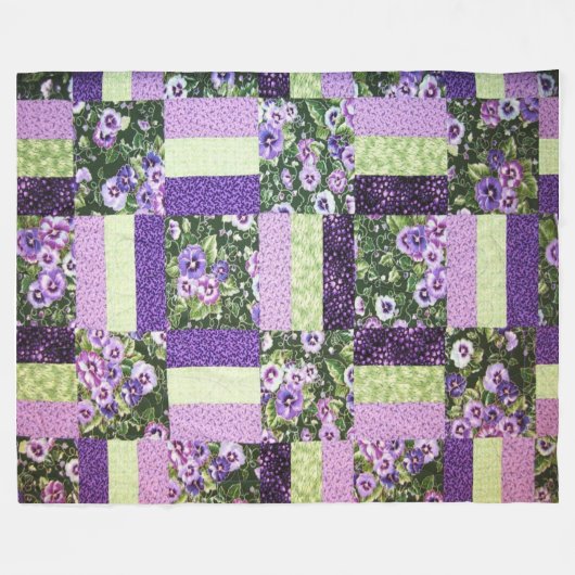 STEPPDECKE (simuliert) Fleece-Decken Fleecedecke (Vorderseite (Horizontal))