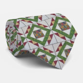 Steppdecken-Block-Krawatte Krawatte (Gerollt)