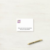 Steppdecken-Block-Post-it-Zettel B Post-it Klebezettel (Auf Schreibtisch)