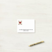 Steppdecken-Block-Post-it-Zettel C Post-it Klebezettel (Auf Schreibtisch)