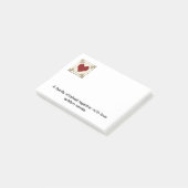 Steppdecken-Block-Post-it-Zettel C Post-it Klebezettel (angewinkelt)