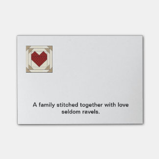 Steppdecken-Block-Post-it-Zettel C Post-it Klebezettel