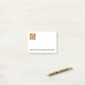 Steppdecken-Block-Post-Itanmerkungen Post-it Klebezettel (Auf Schreibtisch)