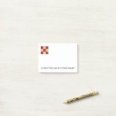 Steppdecken-Block-Post-Itanmerkungen Post-it Klebezettel (Auf Schreibtisch)