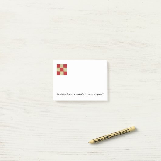 Steppdecken-Block-Post-Itanmerkungen Post-it Klebezettel (Auf Schreibtisch)