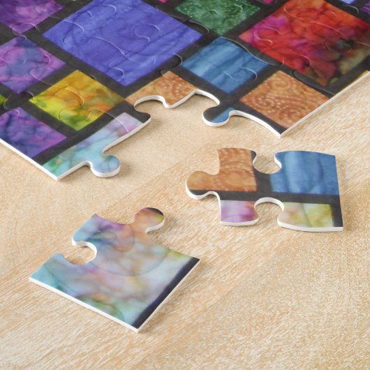 Steppdecken-Block-Puzzle Puzzle (Seite)
