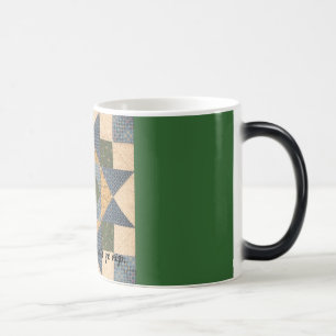 Steppdecken-Block-Tasse Verwandlungstasse