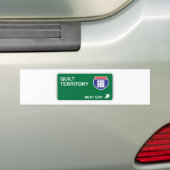 Steppdecken-folgender Ausgang Autoaufkleber (Auf Auto)