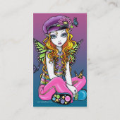 Steppdecken für älteren visitenkarte (Rückseite)