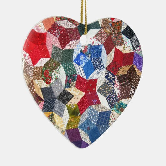 Steppdecken-Gewebe Keramikornament (Rechts)