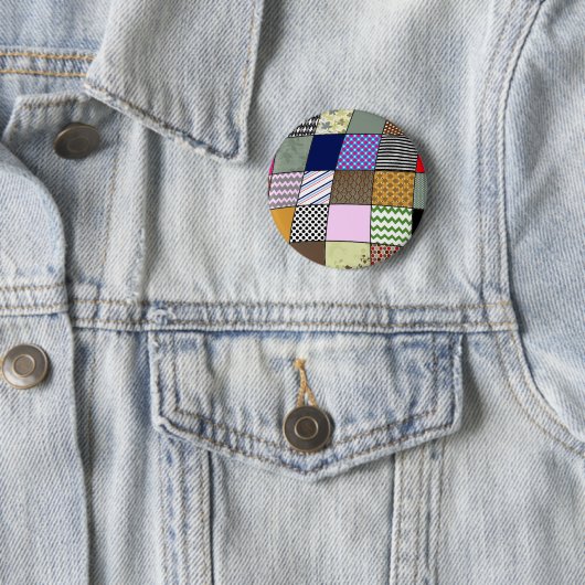 Steppdecken-Muster Button (Beispiel)