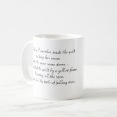 Steppdecken-Tasse Kaffeetasse (Vorderseite Links)