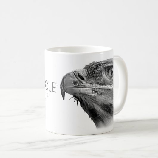 Steppe Eagle Kaffeetasse (VorderseiteRechts)