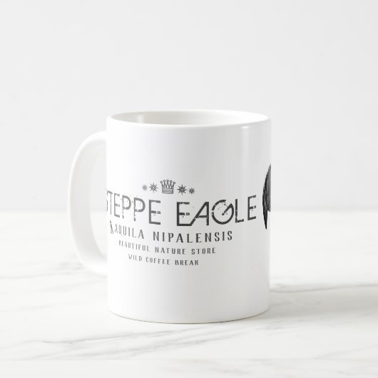 Steppe Eagle Kaffeetasse (Vorderseite Links)