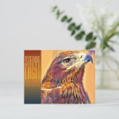 Steppe Eagle [Postkarte] Postkarte (Stehend Vorderseite)