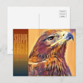 Steppe Eagle [Postkarte] Postkarte (Vorne/Hinten)
