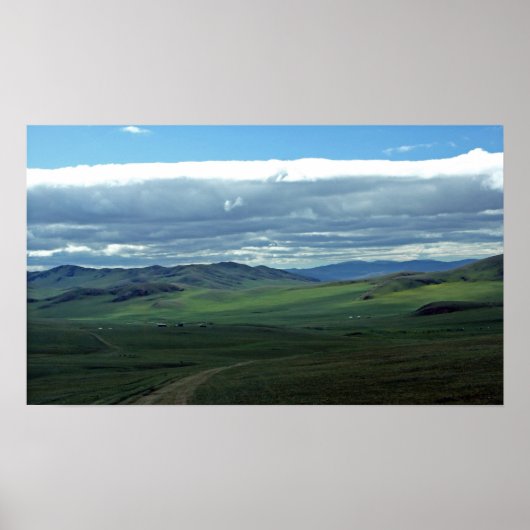 Steppe und Sky Poster (Vorne)