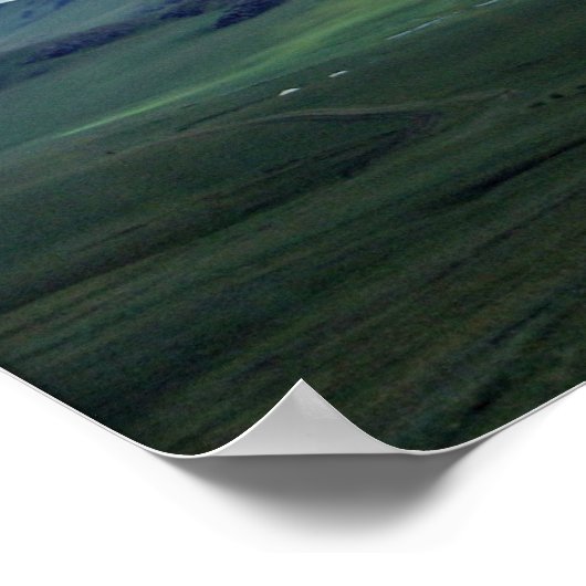 Steppe und Sky Poster (Ecke)