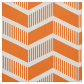 Stepped Chevrons - Orange Stoff (Muster)