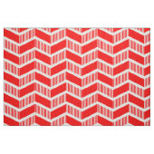 Stepped Chevrons - Red Stoff (Fat Quarter (45,7 x 55,9 cm))