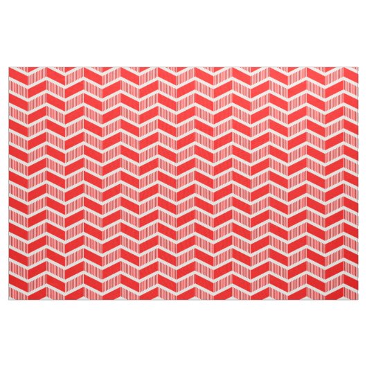 Stepped Chevrons - Red Stoff (Yard (91,4 cm))