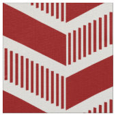 Stepped Chevrons - Ruby Red Stoff (Nahaufnahme)