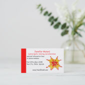 Steppen, Änderungen, Handwerk, nähend Visitenkarte (Stehend Vorderseite)