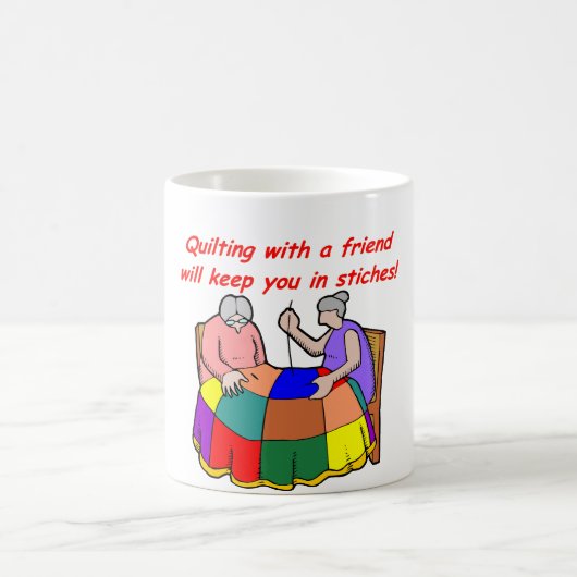Steppen mit einem Freund Kaffeetasse (Mittel)