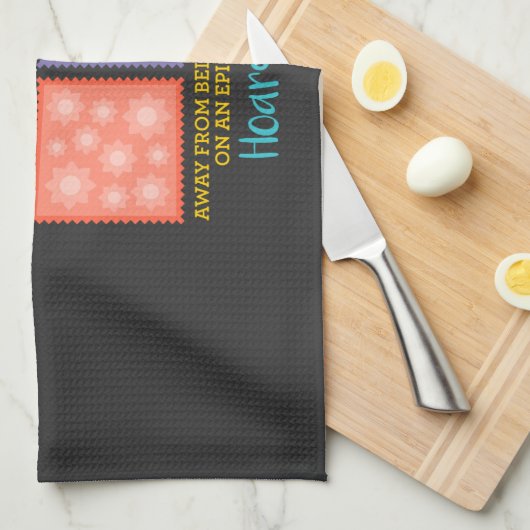 STEPPEN/NÄHEN GESCHIRRTUCH (Viertel Falte)