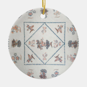 Steppen Sie "im Broderie Perse", c.1800 Keramik Ornament