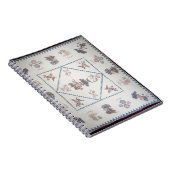 Steppen Sie "im Broderie Perse", c.1800 Notizblock (Rechte Seite)