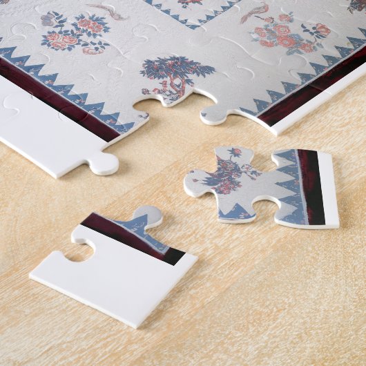 Steppen Sie "im Broderie Perse", c.1800 Puzzle (Seite)