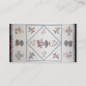 Steppen Sie "im Broderie Perse", c.1800 Visitenkarte (Rückseite)