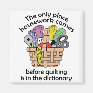 Steppen vor Hausarbeit Magnet