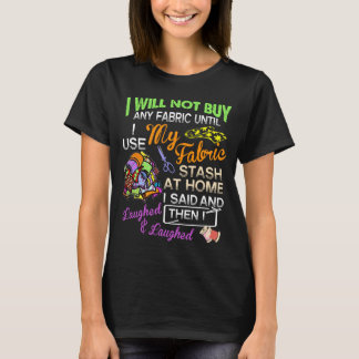 Steppende lustige nähende Liebhabergeschenke T-Shirt