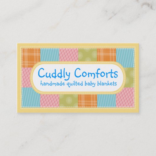 Steppende quilters visitenkarte (Vorderseite)